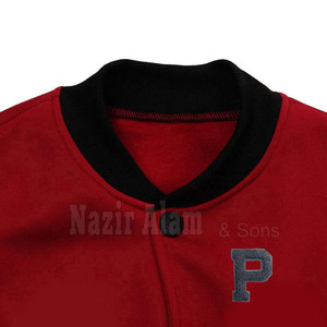<b>Men</b> Leather Sleeve Letterman <b>Jacket</b> Wool Body <b>Smart</b> Casual Streetwear <b>Jacket</b> <b>Men</b> Genuine Leather Sleeve Letterman <b>Jacket</b> - Product Image 2