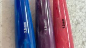 เข็มโครเชต์ไม้ลายหินอ่อน น้ำหนักเบา ขนาด 2 มม.-10 มม. จับถนัดมือ เหมาะสำหรับงานถักไหมพรม DIY - Product Image 5