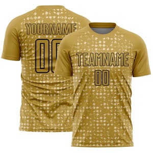 Camiseta de Fútbol Sublimada Personalizada Unisex Naranja con Nombre y Número del Equipo, Absorbente de Humedad, Manga Corta, Cuello Redondo, Ropa Deportiva para Adultos - Product Image 3