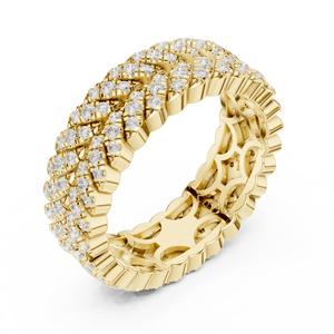 Earthgleam joyas 14K Corona Diseño Anillo Princesa Estilo Mujer Joyería - Product Image 4