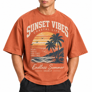 T-shirt en coton à manches courtes pour homme - Product Image 1