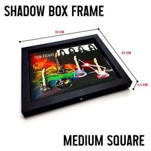 กรอบดนตรีพิงค์ฟลอยด์ ขนาด 11.8 x 9.8 นิ้ว พร้อมกีตาร์และกรอบกล่องกระจกเงา สำหรับของขวัญดนตรีและของที่ระลึก - Product Image 4