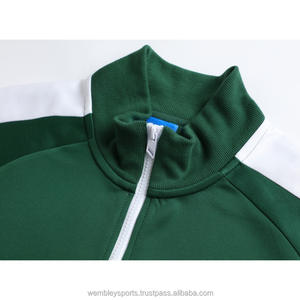 Ensemble de veste de sport décontractée de style nouveau pour hommes, survêtement de football, uniforme d'entraînement, polyester/nylon, léger et respirant - Product Image 3