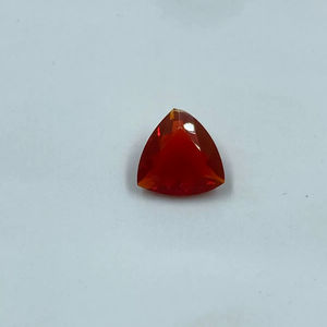 Opale de feu naturelle ovale pour sertissage de bague, pierre précieuse rouge profond pour pendentif, exportateur d'Inde à prix de gros - Product Image 1