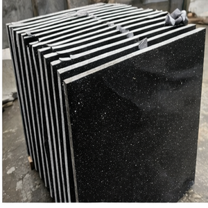 STONEMINES INTERNATIONAL Granito Natural Negro con Grano Dorado, Diseño Galaxia Estrellada, Moderno, Pulido, en Losa Grande para Villas - Product Image 2