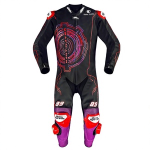 Traje de Carreras Jorge Martin MotoCP, Traje de Motociclista de Cuero de Vaca/Canguro Rucati, Mono de Cuero para Motociclismo, Nivel 2 CE Pro - Product Image 1