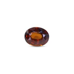 Natural Hessonite Gomed 7.9 Carat Oval Cut Loose Gemstone for Fine Jewelry - Product Image 1