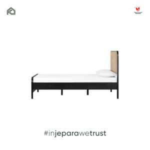 Modern Solid Teak Wood Comfortable Twin <b>Bed</b> <b>Frame</b> Scandinavian Bedroom Furniture Handmade Custom Hotel Villa Luxury - Product Image 5