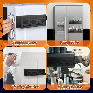 Set di 2 Portaspezie Magnetici per Frigorifero, Cestello in Metallo per Conservazione Spezie, Decorazione Casa, Organizzatore Cucina - Product Image 3