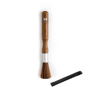 Brosse antistatique pour moulin à café SILSTAR MAGNET, outil de nettoyage pour expresso, manche en bois de noyer, balayette pour porte-filtre, barista - Product Image 4