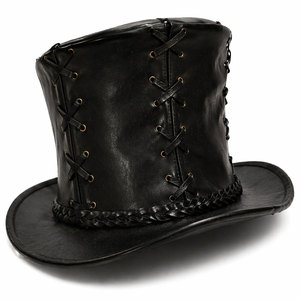 2026 Leather Bucket <b>Hat</b> <b>Men</b> Streetwear Fashion <b>Hats</b> Genuine Leather <b>Hats</b> Casual Newsboy <b>Hat</b> for <b>Winter</b> Outdoor Wear Customized - Product Image 1
