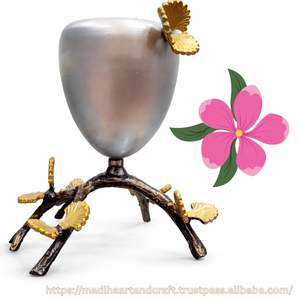 Vase de table moderne en laiton léger, décoration d'intérieur personnalisable pour Pâques, Bar Mitzvah, mariage, événement, fête JS0913 JS - Product Image 6