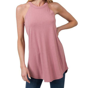 Débardeur Femme Respirant à Col Rond avec Logo Frontal – Qualité Supérieure à Prix Abordable - Product Image 4