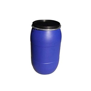 200L Blue Acid Alkali Resistant <b>Plastic</b> <b>Drum</b> 60L Recyclable with Iron Hoop Handle and Thickened Seal Flange - Product Image 5