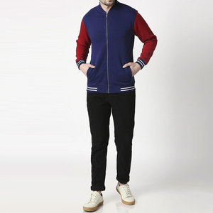 Men's Fashionable Varsity Jacket Customized Breathable Winter Wear with Stand Collar and Front Logo <b>Top</b> Selling Color Options - Product Image 5