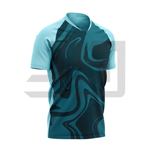 เสื้อฟุตบอล JAMEZ SPORTS แบบยูนิเซ็กซ์ ระบายอากาศได้ดี แห้งเร็ว คอวี พร้อมสกรีนชื่อทีมตามสั่ง สำหรับฝึกซ้อมและแข่งขัน - Product Image 4