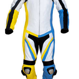 Traje de seguridad para motociclismo al por mayor OEM, ropa deportiva de cuero a prueba de viento con logotipo personalizado y traje de motociclista en venta - Product Image 2