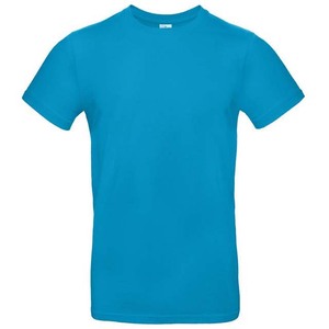 Blue Color Short Sleeve T Shirts for Men's Clothing Plus Size High Street Style Cotton Breathable Crewneck Summer Men T Shirts - Product Image 1