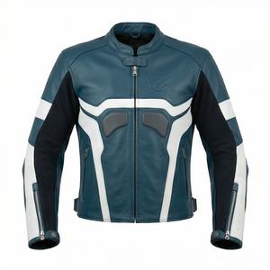 Veste de moto en cuir véritable pour homme de qualité supérieure, nouvelle arrivée, vestes de moto d'hiver, protections amovibles, personnalisables - Product Image 1