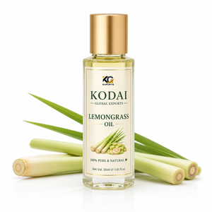 Aceite Esencial de Limoncillo de Tamil Nadu 100% Puro y Natural de Primera Calidad, Destilado al Vapor, para Aromaterapia y Cuidado Facial, Kodai Global Export - Product Image 1