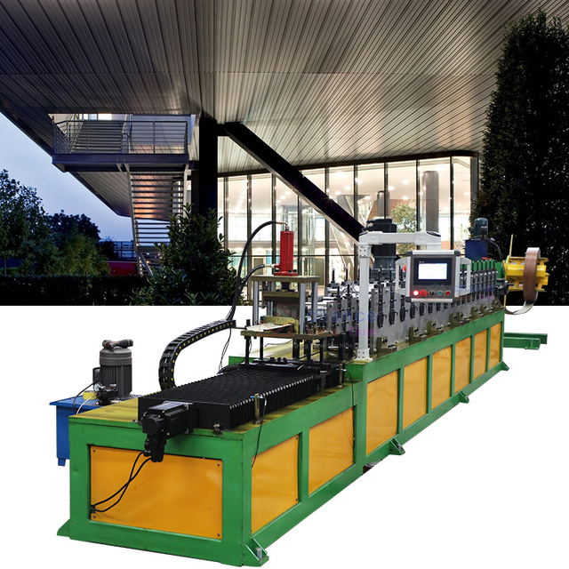 Fully Automatic Metal Exterior Wall Panels Ceiling Panel Roll Forming Machine