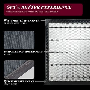 Mesa de Trabajo de Láser Honeycomb de 17.32" x 17.32" x 0.87" para Máquina de Corte y Grabado Láser de Diodo CO2 - Product Image 5