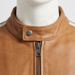 Chaqueta de Motociclista de Cuero Genuino para Hombre de la Mejor Calidad, Nueva Colección de Invierno, Chaquetas de Motocicleta con Protecciones Desmontables Personalizadas - Product Image 4