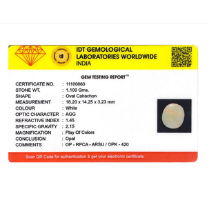 Handcrafted 5.5 Carat High Quality Ethiopian Opal Loose Gemstone 8x10mm for Fine Jewelry - Product Image 4