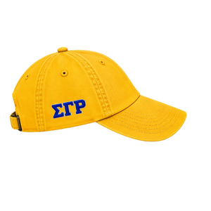 หมวกแก๊ปปักลายตัวอักษรกรีก Sigma Gamma Rho สำหรับผู้หญิง หมวกเบสบอลผ้าฝ้ายปักลายชมรมนักศึกษา ปรับขนาดได้ สวมใส่สบาย เหมาะกับกิจกรรมกลางแจ้ง ขายส่ง - Product Image 4