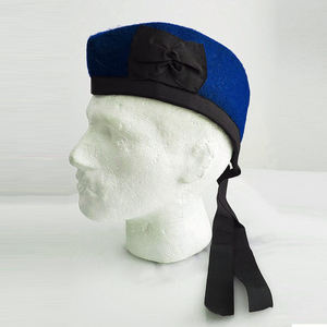 Gorro Tradicional Escocés Azul Oscuro, Gorro Glengarry de Lana, Gorro Piper, Venta al Por Mayor 2026 - Product Image 1