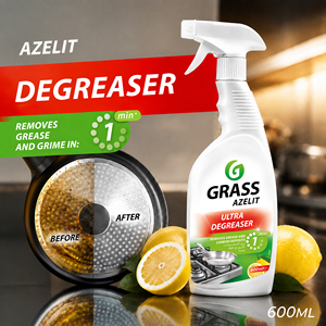 Professional Kitchen Degreaser <b>Spray</b> 600ml - GRASS Azelit Heavy-Duty Alkaline Foam <b>Cleaner</b> for Ovens, Cooktops & Grills - Product Image 2