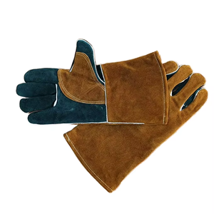 Guantes de Soldadura de Cuero Vacuno con Forro de Algodón, Color Personalizable - Product Image 6