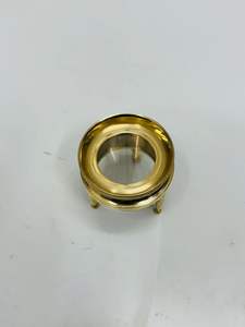 Lupa de Sobremesa de Latón Macizo de 1.5 Pulgadas con Soporte |   Lupa de Escritorio de Latón Resistente - Product Image 4