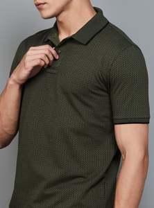 เสื้อโปโลผู้ชายผ้าโพลีคอตตอน ระบายอากาศได้ดี มีหลายสีให้เลือก แบบคลาสสิค ลายรังผึ้ง มีสินค้าพร้อมส่ง จัดส่งรวดเร็ว - Product Image 3