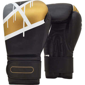 Fabricant professionnel OEM, gants de boxe en cuir antidérapants à lacets, design unisexe, gants d'entraînement imprimés - Product Image 4