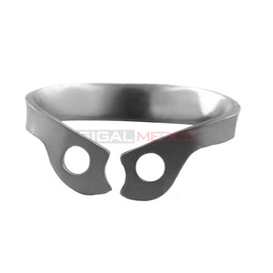 Professional Manual Dental Rubber Dam Clamp B4 Single Hygienic Brinker Universal Tissue Gingival Lower Molars German Stainless - Product Image 3