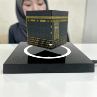 Speaker Al-Quran Levitation QL25 Islami dengan Lampu LED, Remote Control, Rekaman Al-Quran MP3, Terjemahan Pashto, Inggris