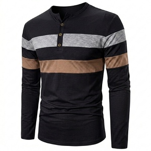 T-shirt à manches longues pour homme, col rond personnalisé, écologique, séchage rapide, respirant, décontracté - Product Image 1