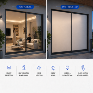 Película Inteligente PDLC Autoadhesiva Moderna <span class=keywords><strong>para</strong></span> Hogar Inteligente, Baño, Puerta Interior, Cubierta de Ventanas - Product Image 3