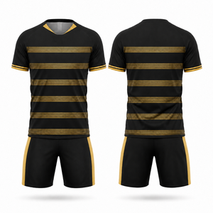Nuevo Conjunto de Uniforme de Fútbol Sublimado Personalizado 2026, Unisex, 100% Poliéster, Transpirable, de Secado Rápido, Camiseta y Pantalones Cortos - Product Image 5