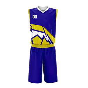 Basketball Set Full Sublimation 100% Nylon Quick Dry Best Design Custom Men Basketball Sublimation 100% Polyester Basketball - Product Image 2