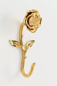 Modern <b>wall</b> accessory home decor accessory wooden <b>wall</b> peg brass <b>wall</b> peg utility hook space saving hook luxury hardware - Product Image 4