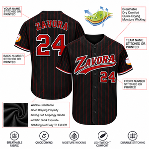 OEM Custom Baseball Jersey Retro <b>Y2K</b> Streetwear Pinstripe Button Front Team <b>Shirt</b> Wholesale Private Label Supplier - Product Image 3