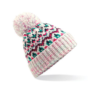 Bonnet d'hiver personnalisé avec logo, bonnet tricoté chaud doublé polaire, bonnet ajusté pour hommes et femmes, fournisseur en gros de couvre-chefs d'hiver - Product Image 2