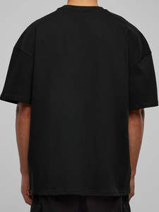 Camiseta Oversize de Algodón 100% para Hombre, Estilo Hip Hop Casual, de Manga Corta, Tejido Jersey Frontal de 300GSM, Patrón Liso, Gran Venta - Product Image 6