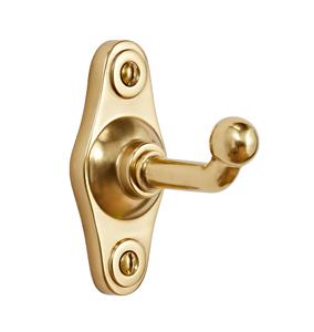 Crochets en laiton élégants et durables, personnalisables pour meubles, armoires, vestiaires, chambres, salles de bain et vestiaires. - Product Image 1