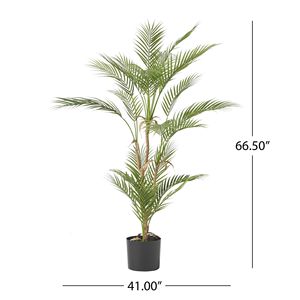 66.5 Inch Artificial Palm <b>Tree</b> Decorative Indoor <b>Outdoor</b> Living Feature - Product Image 4