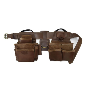 Professional Best Quality PU <b>Leather</b> <b>Tool</b> Bags / Heavy Duty Customized Size Make Your Own Logo Genuine <b>Leather</b> <b>Tool</b> Bags - Product Image 1