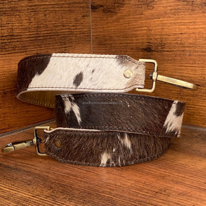 กระเป๋าหนังวัวแบบตะวันตกสำหรับเปลี่ยนสายกล้องและสายกีตาร์พร้อมห่วงทองเหลืองโบราณ - Product Image 2