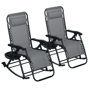 Fauteuils à bascule d'extérieur D0100XFA3MV - Product Image 4